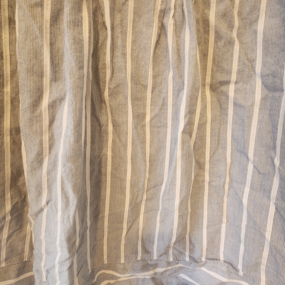 Sonoma Gray and White Striped Casual Dress Size XL Euc - Picture 2 of 6